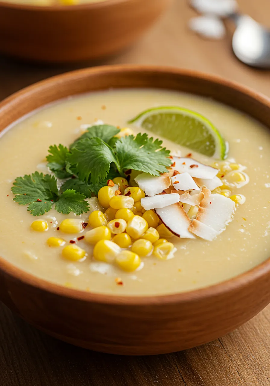 Coconut Corn Soup